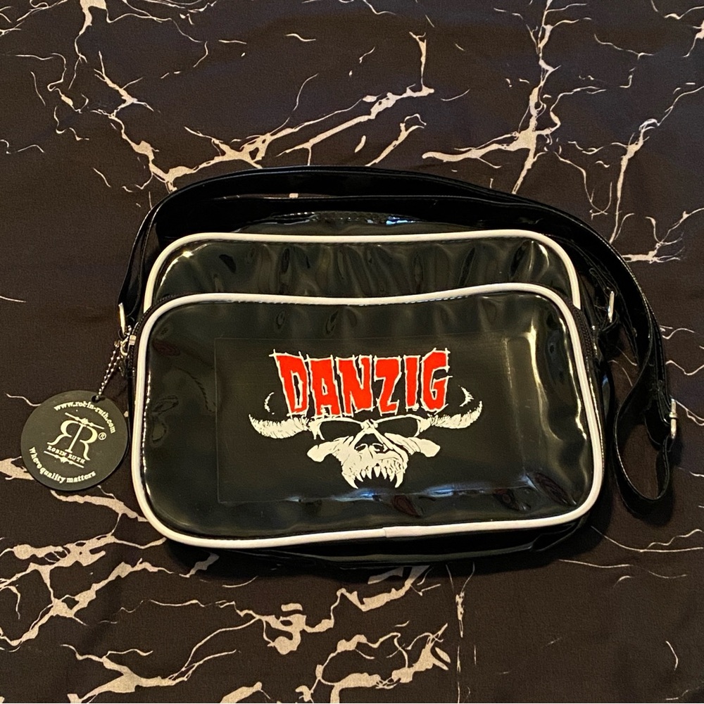 Danzig Skull Crossbody Retro Vinyl Bag